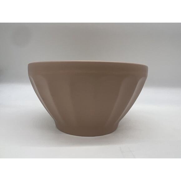 Set of 2 Anthropologie Matte Latte Serving Bowl Pink - Picture 1 of 4